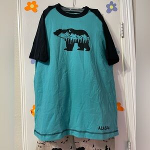 Lazy One Bear Pajama Set